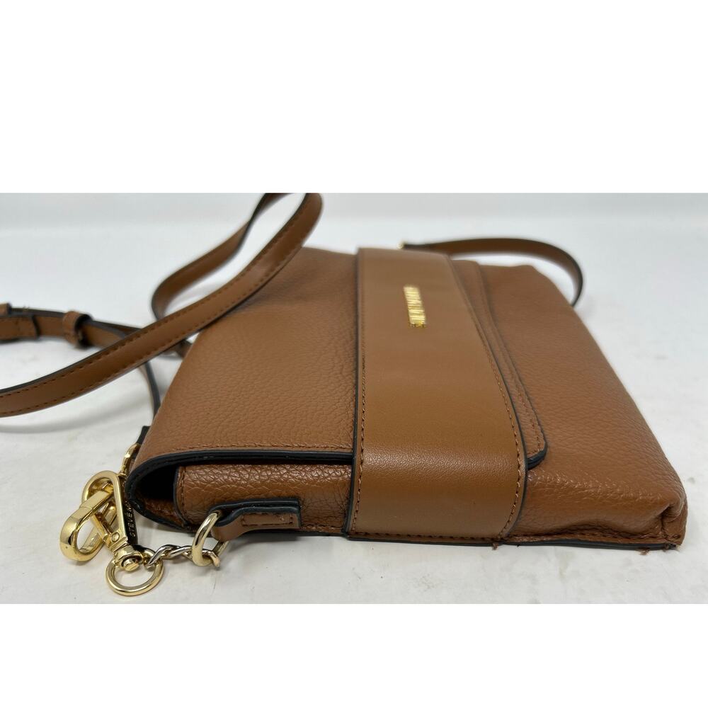 Steve Madden Women's Light Brown Crossbody Purse Adjustable Strap - Picture 4 of 10